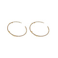 Chic Copper Irregular Round Geometric Stud Earrings, Light Luxury Unique Versatile Ear Jewelry view 5