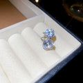 Light Luxury Copper Zircon Round Geometric Clip-on Earrings For No Piercing Ear Cuff Style view 4