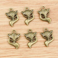 Alloy Fox Pendant Charms For DIY Necklace Bracelet Jewelry Accessories 20x14mm 2g view 2