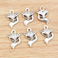 Alloy Fox Pendant Charms For DIY Necklace Bracelet Jewelry Accessories 20x14mm 2g view 3