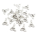 Antique Silver Alloy Geometric Triangle Pendant Charms For DIY Necklace Bracelet Jewelry 14x12mm view 5
