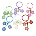Zinc Alloy Colorful Cherry Blossom Keychain Cute Bag Charm Gift view 5