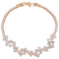 2026 New Fashion Copper Oval Zircon Clasp Bangle Light Luxury Geometric Jewelry view 5