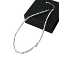 Light Luxury Faux Pearl Bow Beaded Necklace For Women Summer Layered Clavicle Chain view 5