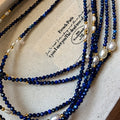 Imitation Pearl Round Beaded Collarbone Necklace For Women Minimalist Geometric Spring Summer Style view 2