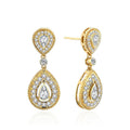 Korean Luxury Water Drop Earrings For Evening Gown Wedding Fashion Jewelry view 1
