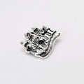 Black Gold Tone Cat Metal Brooch Pin 3.4 x 4.3 cm for Jackets and Lapels view 5