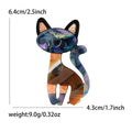 Acrylic Cat Animal Brooch Pin For Women's Clothing Accessories view 6