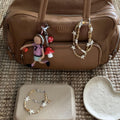 Vacation Style Stainless Steel Starfish Beaded Braided Necklace Bracelet Jewelry Set view 4