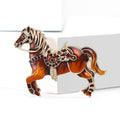 Fashion Alloy Horse Brooch For Suit And Coat Decoration view 3
