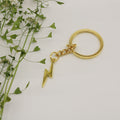 Zinc Alloy Simple Lightning Bolt Keychain Bag Charm Gift view 4
