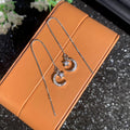 Women's Star Moon Tassel Stud Earrings, Long Bar Chain Sweet Design Fashion Accessories view 3