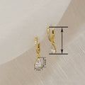European Fashion Womens Drop Earrings, Waterdrop Geometric Hoop Dangle Earrings For Daily Wear view 4