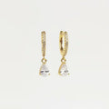 European Fashion Womens Drop Earrings, Waterdrop Geometric Hoop Dangle Earrings For Daily Wear view 5