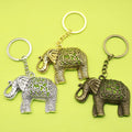 Metal Elephant Shape Keychain Cute Bag Charm Gift view 1
