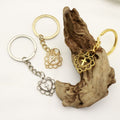 Metal Heart Cross Keychain Gift view 4