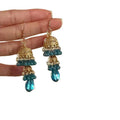Alloy Hollow Bell Tassel Drop Earrings Vintage Ethnic Geometric Ear Hook Jewelry view 5