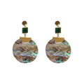 Shell Geometric Round Tassel Drop Earrings For Women Beach Vacation Style Jewelry view 5