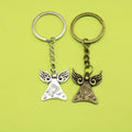 Zinc Alloy Heart Angel Keychain Bag Charm Gift view 1