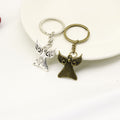Zinc Alloy Heart Angel Keychain Bag Charm Gift view 4