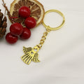 Metal Heart Angel Keychain Bag Charm Gift Key Ring view 6