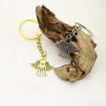 Metal Heart Angel Keychain Bag Charm Gift Key Ring view 4
