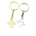 Metal Heart Angel Keychain Bag Charm Gift Key Ring view 5
