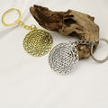 Metal Sri Yantra Keychain Gift view 4