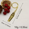 Zinc Alloy Egyptian Pharaoh Keychain For Bag Charm Gift view 2