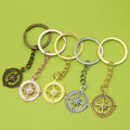 Metal Minimalist Compass Keychain For Travel Gift view 1