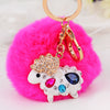 White Sheep Fuchsia-Pom
