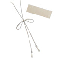 Light Luxury Alloy Bow Pendant Sweater Necklace Trendy Versatile Collarbone Chain view 5