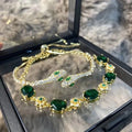 Gold Plated Copper Zircon Snake Bangle For Women Light Luxury Vintage Animal Jewelry view 3
