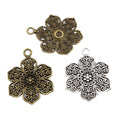 32x24mm 2.5g Alloy Flower Pendant Charm For DIY Necklace Bracelet Jewelry Accessories view 5