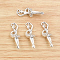 Alloy Ballet Dancer Pendant Charms 27x6mm 1.5g For DIY Necklace Bracelet Jewelry Accessories view 2