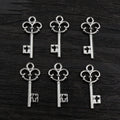 Alloy Faux Key Pendant Charms 22x10mm For DIY Necklace Bracelet And Keychain Accessories view 3