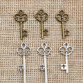 Alloy Faux Key Pendant Charms 22x10mm For DIY Necklace Bracelet And Keychain Accessories view 4