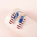 Creative Oil Painting Slipper Drop Earrings For Women, Niche Statement Fashion Jewelry view 3