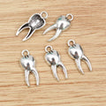 Alloy Tooth Pendant Charms 19x8mm For DIY Jewelry Necklace Bracelet Accessories view 3