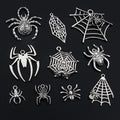 Alloy Spider Web Pendant Charm For DIY Necklace Bracelet Jewelry Accessories Halloween Decor view 3