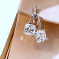 Light Luxury Square Geometric Drop Earrings For Women, Fashion Evening Dress Accessories view 3
