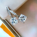 Light Luxury Square Geometric Drop Earrings For Women, Fashion Evening Dress Accessories view 2