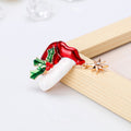 Red Green Flower Crystal Enamel Metal Brooch Pin for Jackets and Lapels view 5
