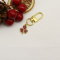 Metal Rhinestone Four Leaf Clover Keychain Bag Charm Gift view 7