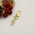 Zinc Alloy Rhinestone Music Note Keychain Sparkle Bag Charm Gift view 6