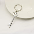 Metal Unlocking Key Keychain Car Key Ring Gift view 3
