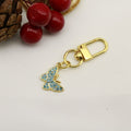 Zinc Alloy Plated Butterfly Keychain Creative Bag Charm Gift view 8