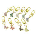 Zinc Alloy Plated Butterfly Keychain Creative Bag Charm Gift view 5