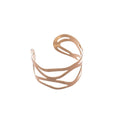 Western Style Metal Hollow Geometric Bracelet And Ring Jewelry Set view 5