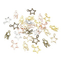 Alloy Heart And Little Star Pendant Charms For DIY Necklace Bracelet Jewelry Accessories, 0.5g view 5